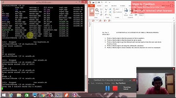 Unix and Linux lab Experiment 2