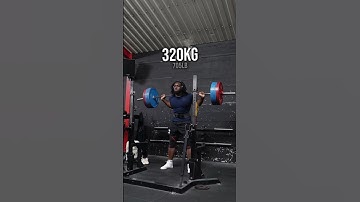 320KG PAUSE SQUAT AT 20 YEARS OLD 2 WEEKS OUT #nojo #viral #powerlifter #powerlifting #shorts #squat