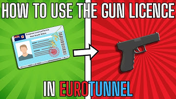 How to use the Gun licence in Roblox Eurotunnel!