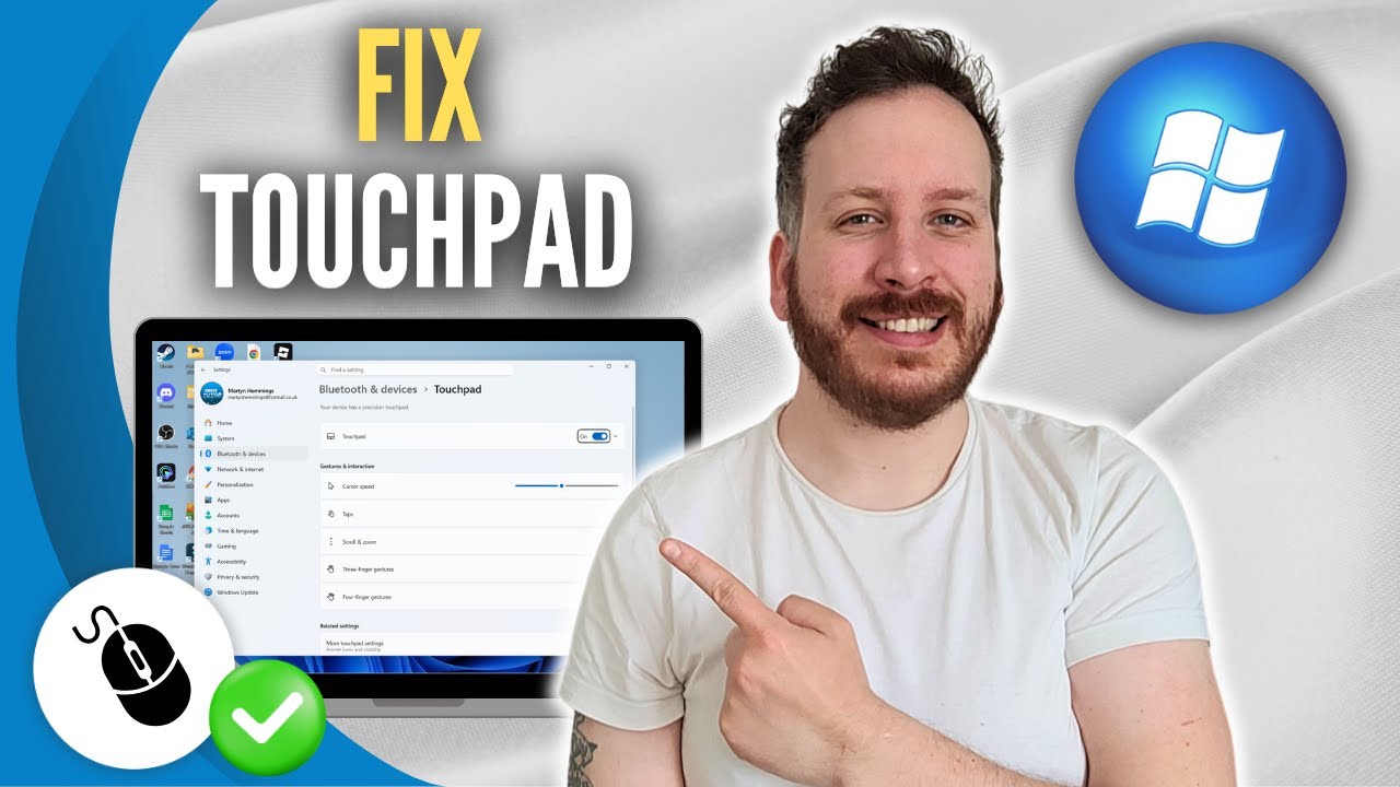 How To Fix Laptop Touchpad Not Working Problem - YouTube