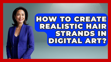How To Create Realistic Hair Strands In Digital Art? - The Virtual Art Desk