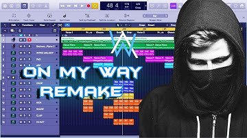 Alan Walker, Sabrina Carpenter & Farruko - On My Way Instrumental Remake (Production Tutorial)
