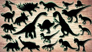 Learn dinosaurs for Kids | Scary Dinosaur movie Edit T-Rex, Tricera...