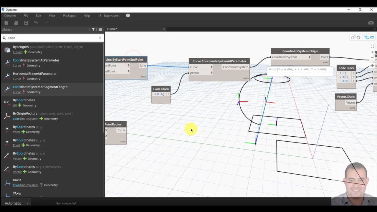 06- Dynamo Applications course ( Coordinate system ) - YouTube