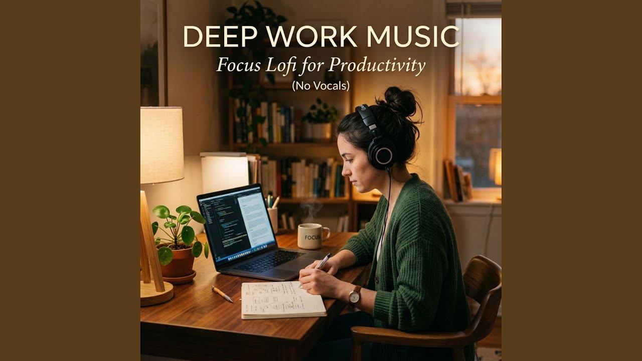 YouTubeでDeep Work Music – Focus Lofi for Productivity (No Vocals)を視聴 YouTubeでDeep Work Music – Focus Lofi for Productivity (No Vocals)を視聴