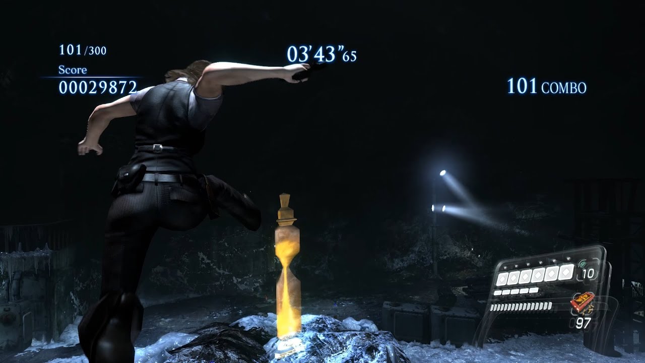 Resident Evil 6 (Biohazard 6) - The Mercenaries No Mercy - Mining the Depths - Helena 300 combo