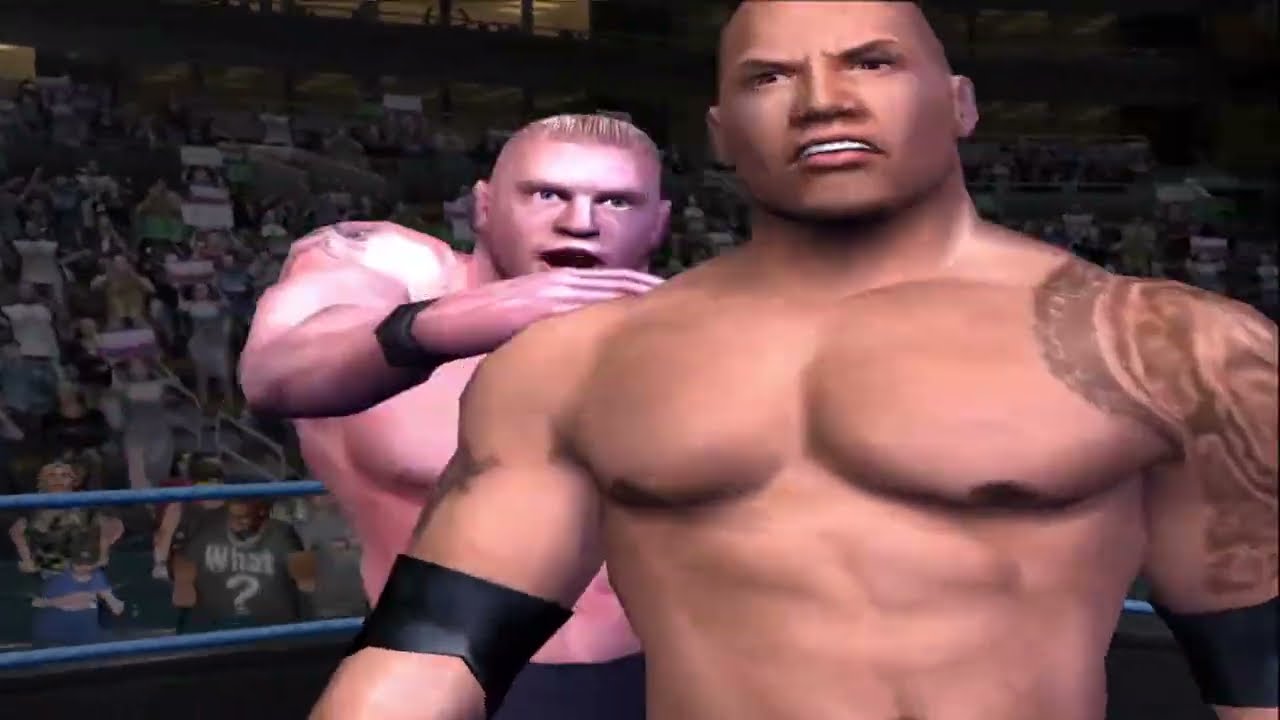 Brock Lesnar vs The Rock