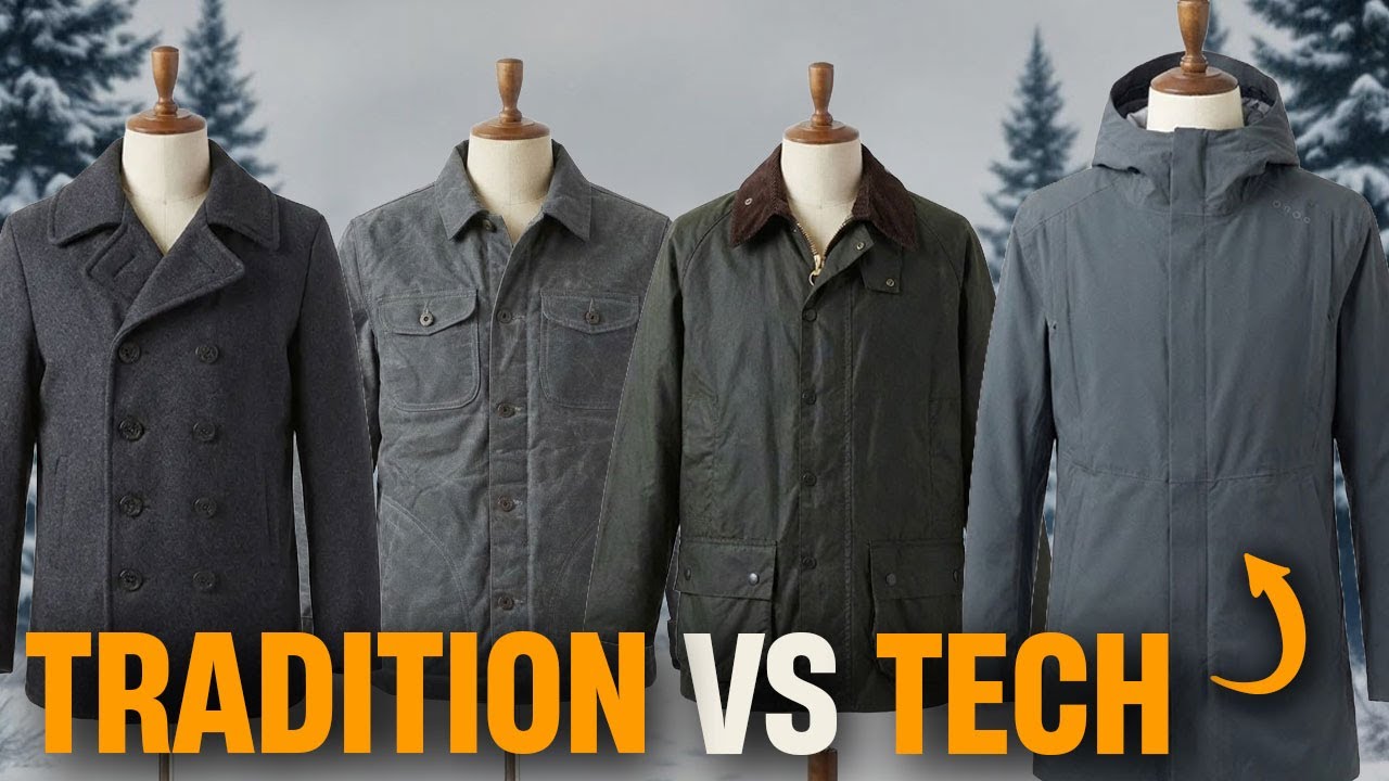 Лучшие зимние пальто для мужчин | Oros vs Schott vs Barbour vs Flint & Tinder