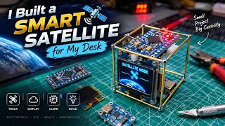 I Built a Smart Satellite for My Desk 🛰️ | Arduino Pro Mini Project #ArduinoProMini #ArduinoProject