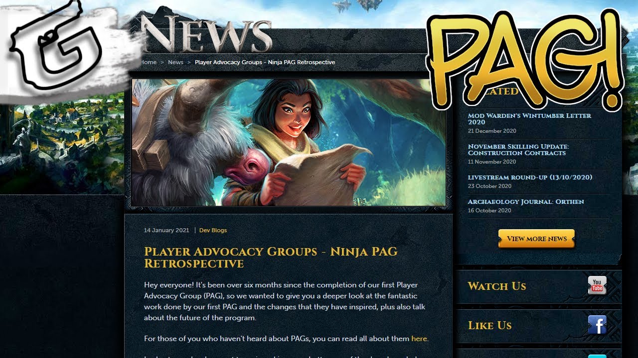 Player Advocacy Groups - A Ninja PAG Retrospective - RuneScape 3