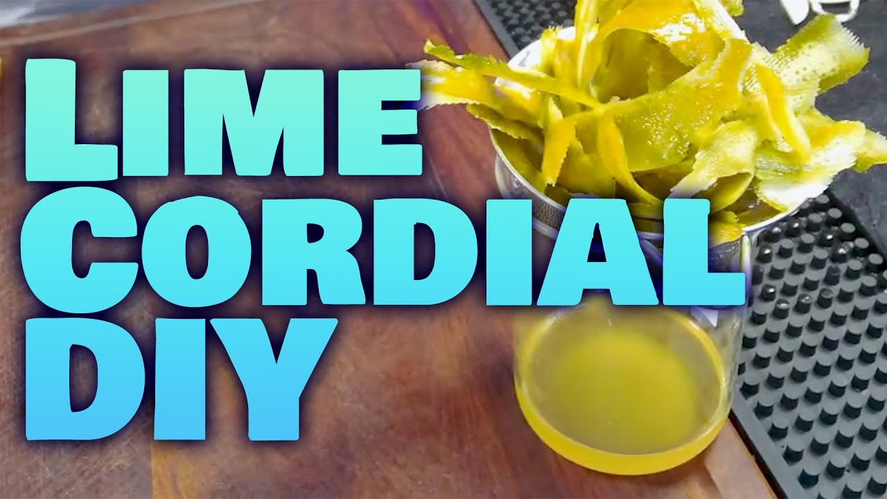 DIY Lime Cordial - Einfach selbstgemacht für perfekte Cocktails!