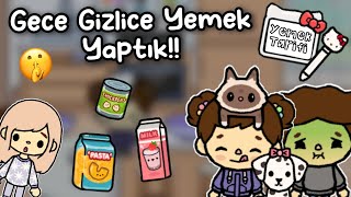 Gece Gizlice Mutfağa Girdik! 🤫👩‍🍳 w/@NICHOLASKING_ ~Toca Life World Türkçe ~ Prudence Night King