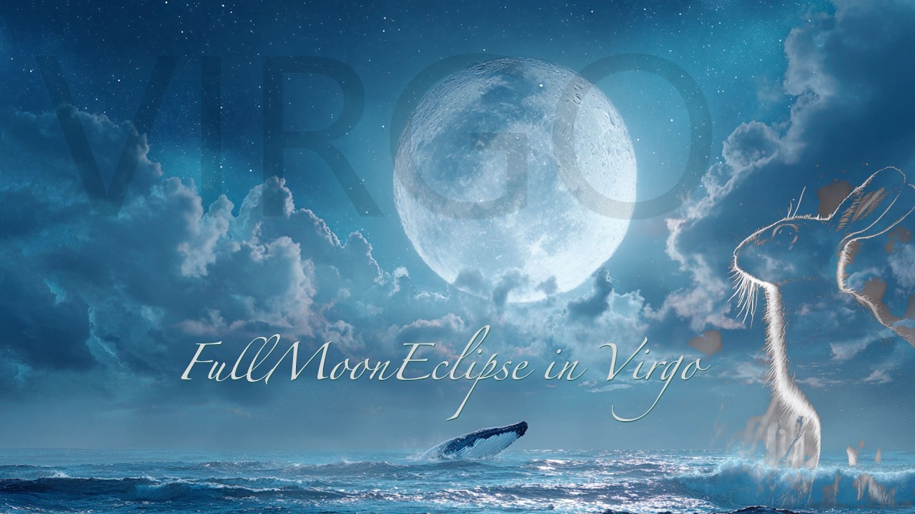 Follow You Bliss 🌕 Total Full Moon Eclipse in Virgo Meditation | Calm Whale