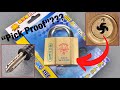 [1403] Lily Water Padlock With CRAZY Keyway
