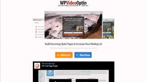 Video Background Squeeze Page Creator