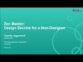Zen Master: Design Secrets for a Non-Designer