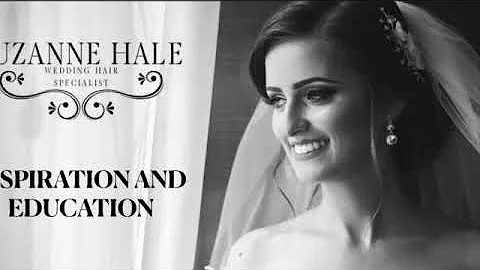 Elegant Half up Half down Wedding Hairstyle by Suz...