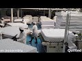 Pocket spring mattress production