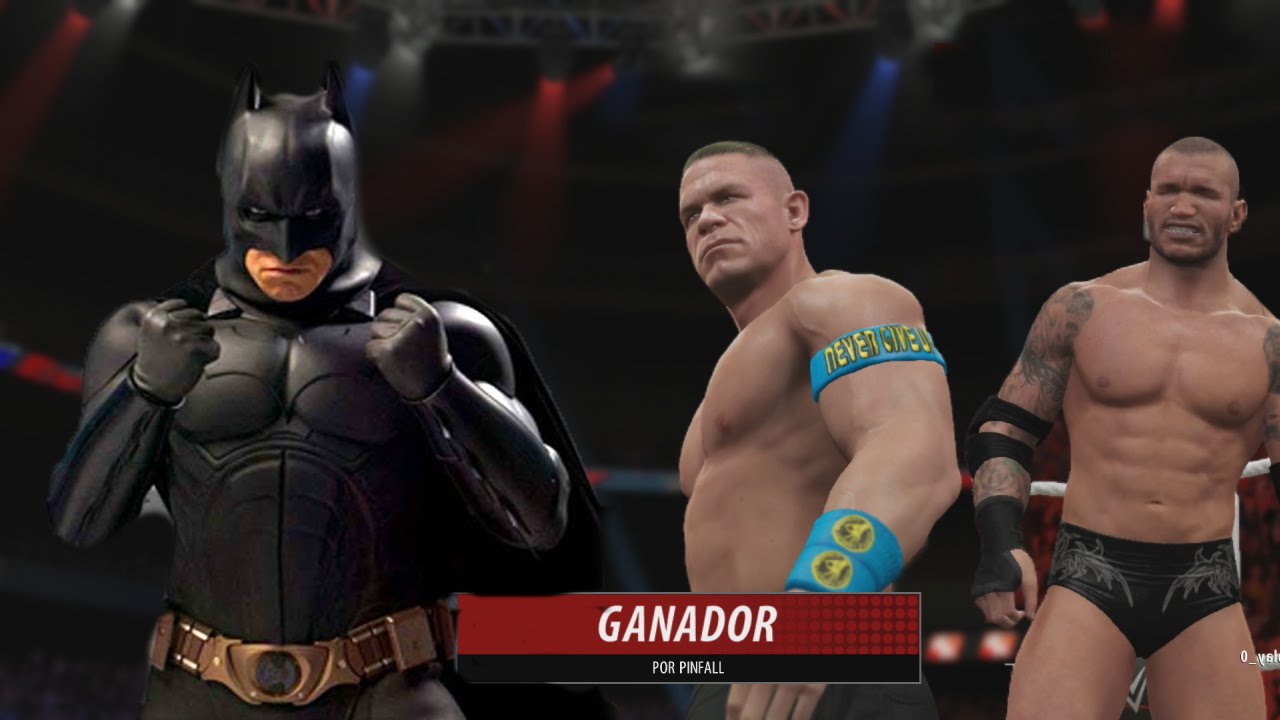 WWE 2K16 - Online - Lucha de Triple Amenaza EPICA!!! Batman El Caballero de  la Noche - YouTube