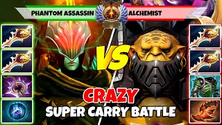 Phantom Assassin carry Vs Alchemist carry  Battle Of Immortal Rank Dota 2 Players  Z Dota 2