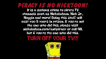 Nickelodeon Anti-Piracy Screen (2003-2006, 2ND MOST POPULAR VIDEO)