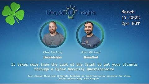 Lifecycle Insights and Simeon Cloud