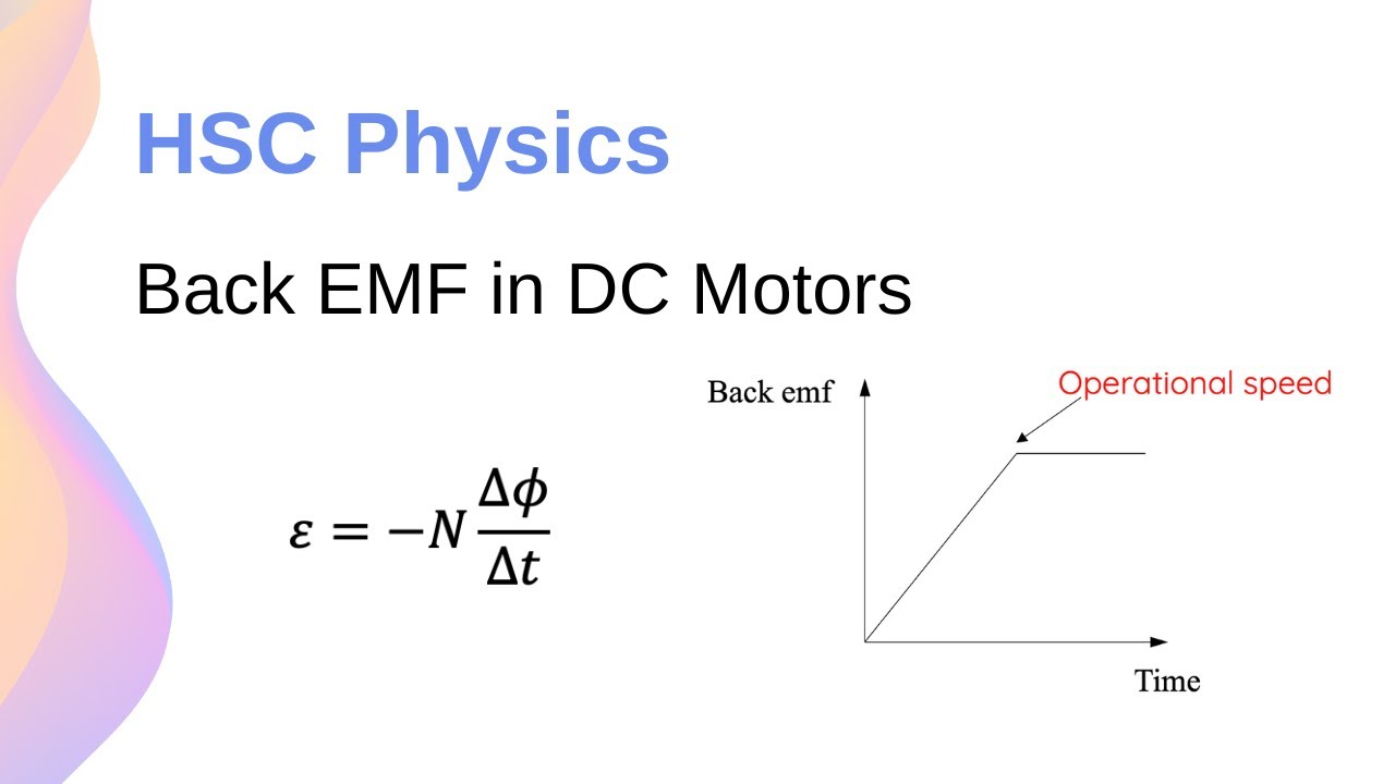 Back Emf In Dc Motors // Hsc Physics