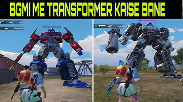 BGMI ME TRANSFORMER ROBOT KAISE BANE | HOW TO USE SPACEBRIDGE BEACON | BGMI TRANSFER ROBOT