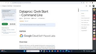 Dataproc: Qwik Start - Command Line || Lab Solution || Google Cloud Arcade 2025
