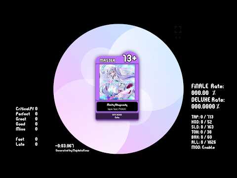 【maimai創作譜面】Melty Rhapsody - lapix feat. PANXI [MAS 13+]