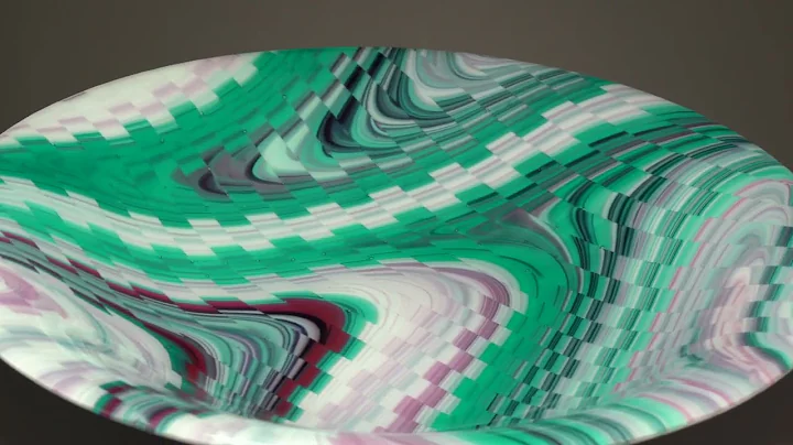 Starry Night 2022 - "Untitled" Kiln-Formed Glass Platter by Maureen Aderman