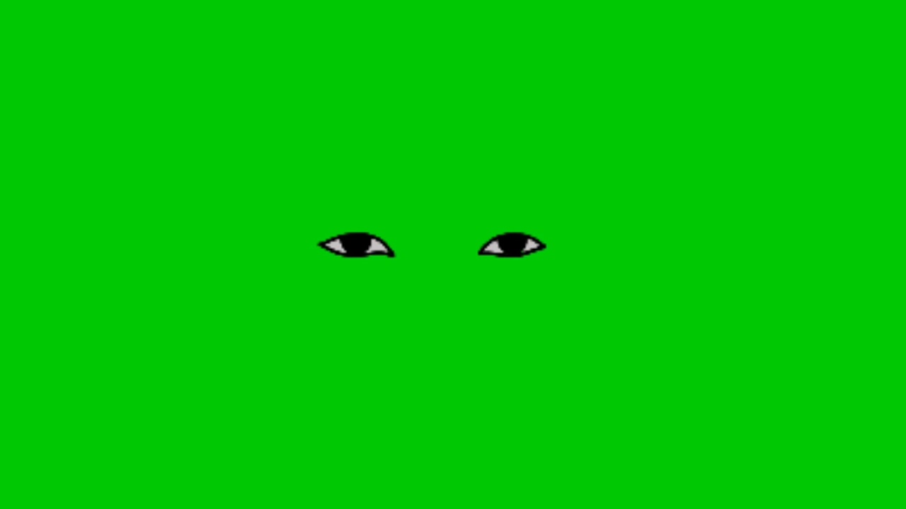 Green Screen Mata Animasi Berkedip - YouTube