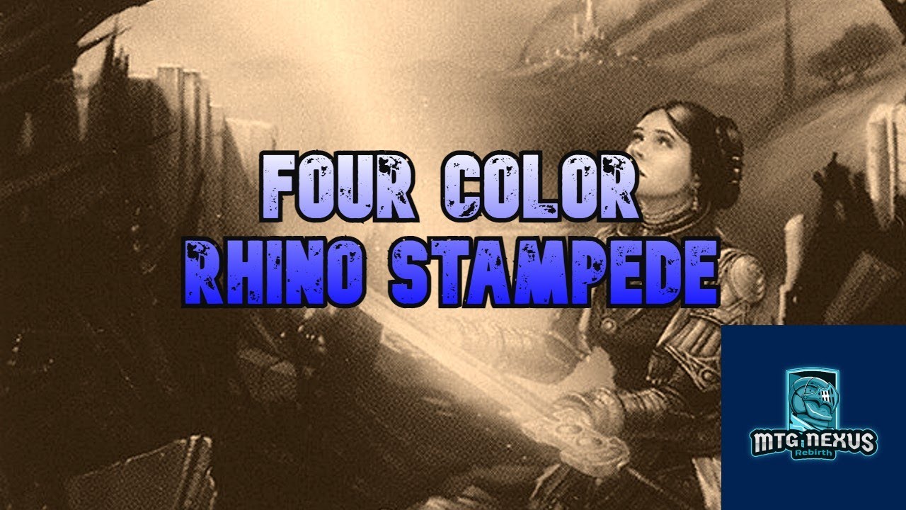 Going Rhino Rampage: Modern MTG Four-Color Cascade Rhino Gameplay - YouTube