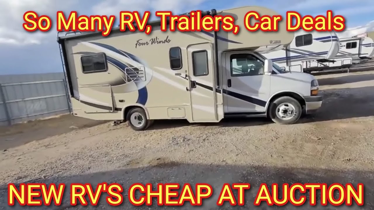 So Many RV, Trailers, And Car Deals Copart Walk Around - YouTube