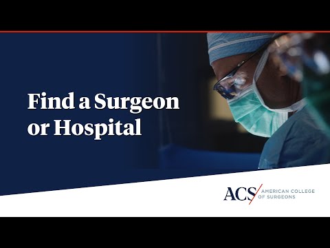 Find a Surgeon or Hospital on facs.org