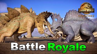 Battle Royale ไดโนเสาร์กินพืช ผู้ชนะได้เป็นราชา! Jurassic World Evolution 2