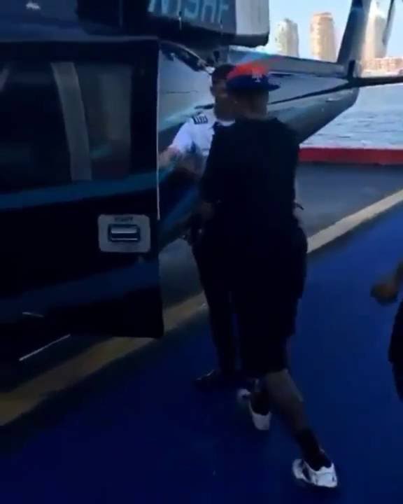 Neymar enters Helicopter