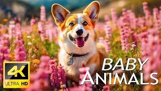 DOGS & PUPPIES in 4K  Corgi Husky Retriever Shepherd Pomeranian Bulldog Snow Cute