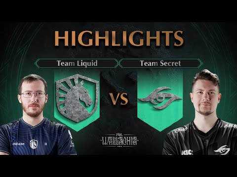 Match Of The Day! Team Liquid Vs Team Secret - Highlights - Pgl Wallachia S1 L Dota2