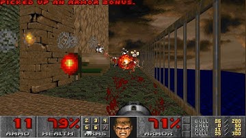 Doom Down The Drain (2021) MAP03: "Private Island" UV Max Speedrun 2:47 100% Kills 100% Secrets