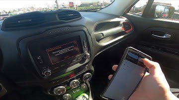 How to Pair Smartphone with System via Bluetooth in Jeep Renegade ( 2014 - now )
