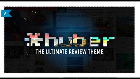 Huber: Multi-Purpose Review Theme | Themeforest Download