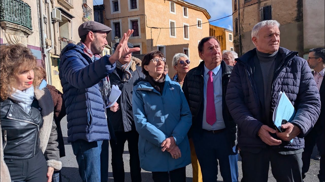 La préfète en visite à Clermont-l’Hérault. Plus de 20 M€ investis dans le centre-ville !