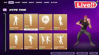 🔴*LIVE* FORTNITE TIKTOK EMOTE IS BACK! ITEM SHOP TODAY & MORE! (Chapter 7)
