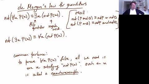 Negating Quantifiers and Nested Quantifiers