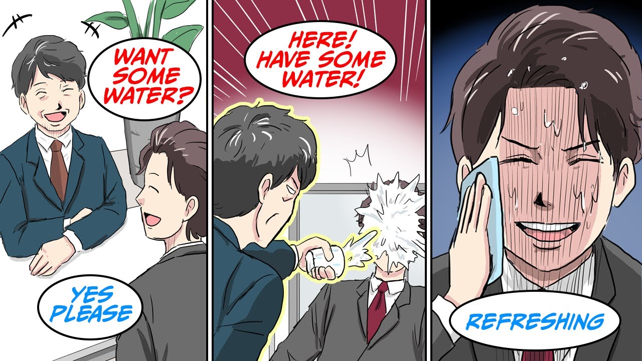 During an important business meeting I was poured with water all of a sudden… [Manga Dub]