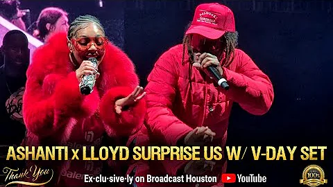 ASHANTI & LLOYD Gave 2000's R&B CLASSIC DUET As VALENTINE'S GIFT To ATLANTA On VALENTINE'S DAY!