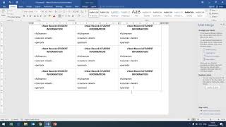 Computer Practice N6 (MS Word - Labels) - Mr. N. M. Dlamini