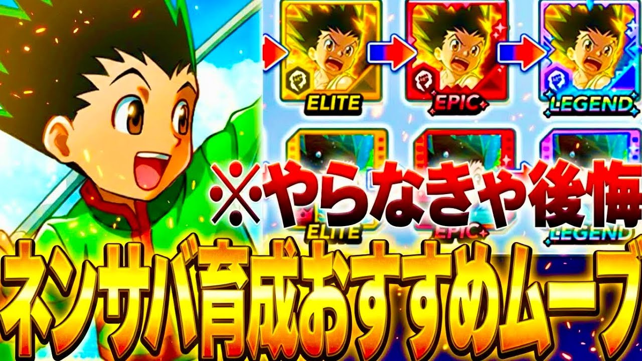 【ネンサバ】これだけは絶対に！育成やらないと後悔する攻略完全版！【念サバイバー】【新作無料アプリ】〖ハンターハンター〗最強ムーブ＆凸解除注意点！