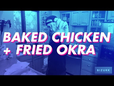AIP + Paleo Baked Spatchcocked Chicken & Southern Fried Okra